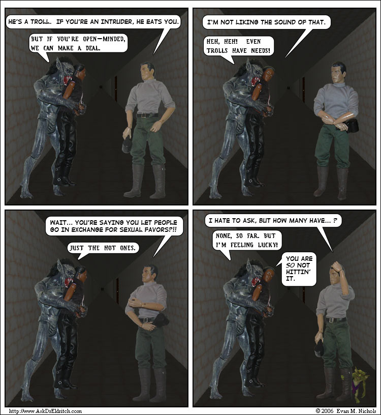 Ask Dr. Eldritch Web Comic