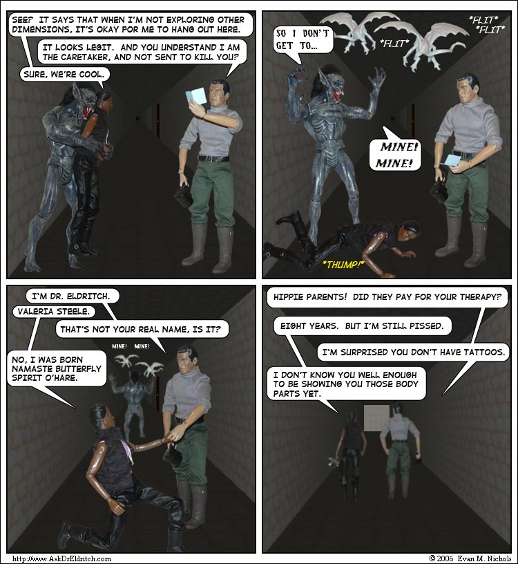 Ask Dr. Eldritch Web Comic