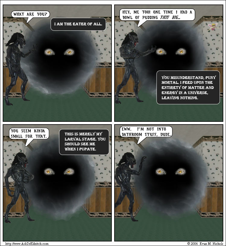 Ask Dr. Eldritch Web Comic