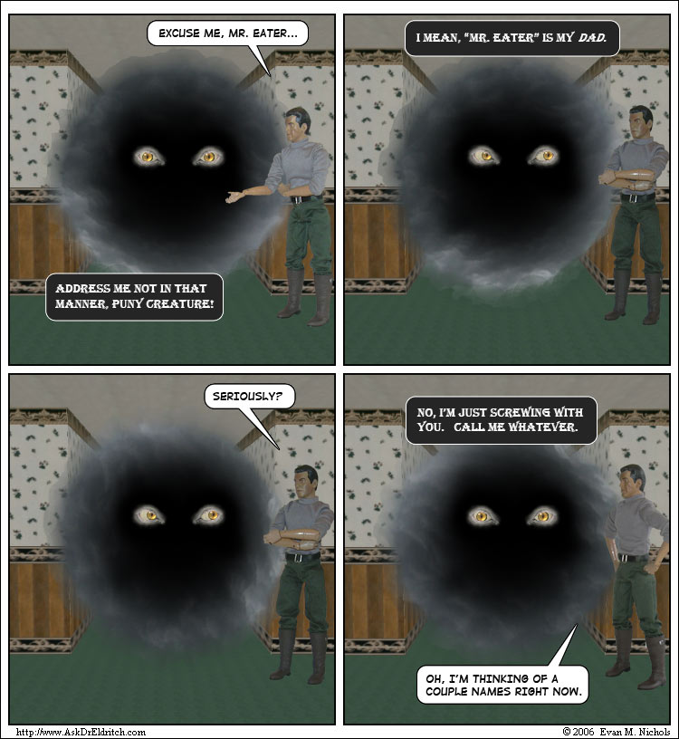 Ask Dr. Eldritch Web Comic